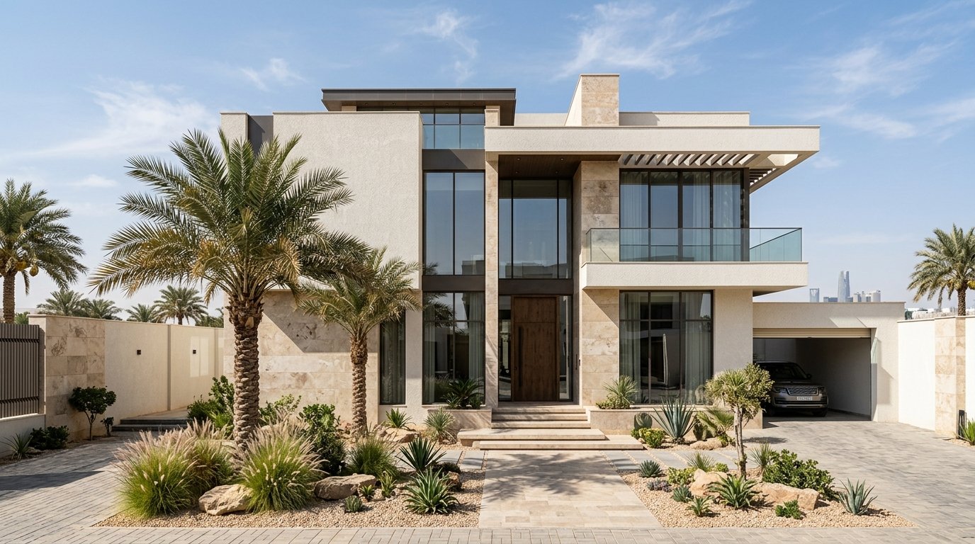 دهانات خارجية وبروفايل لواجهات الفلل والمباني بالرياض